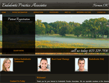 Tablet Screenshot of endodonticpracticeassociates.com